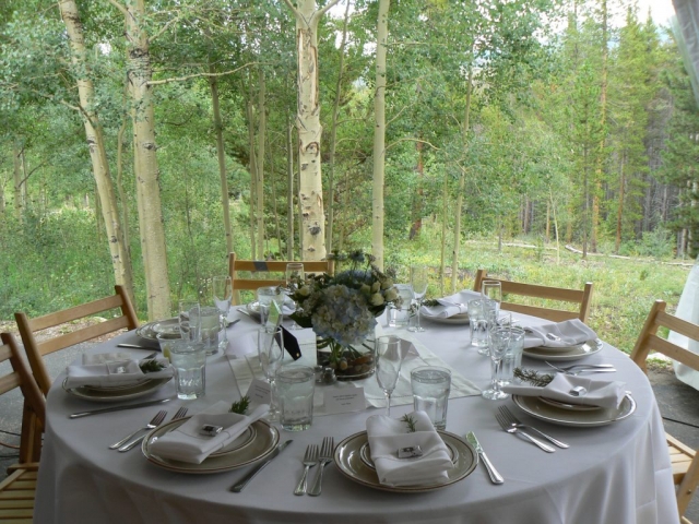 wedding reception venue at High Country Lodge in Breckenridge