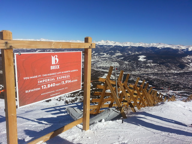 top of Imperial chair breckenridge